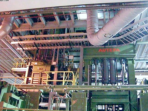 AUTEFA Unibox Fiber Baler, 500 ton, 24x48" bales, 1993 yr,